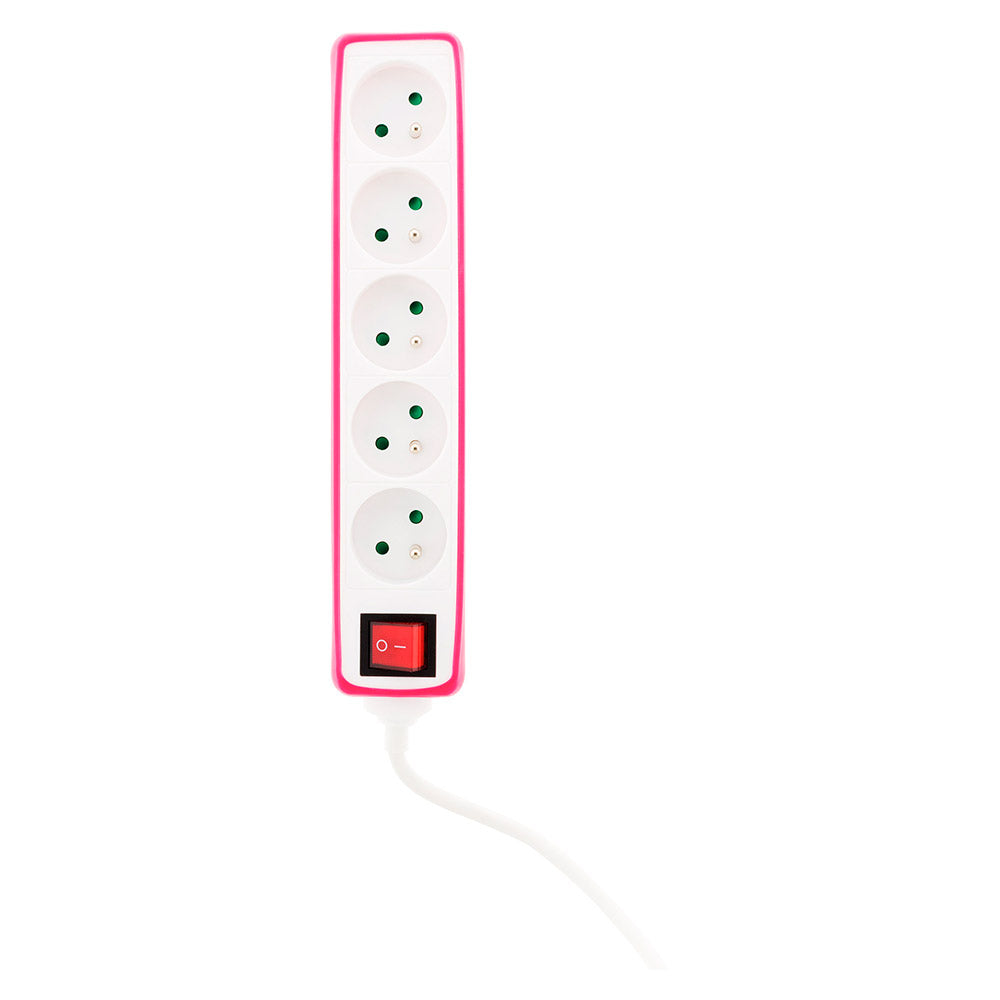 Multiprise 5x16A 2P+T + interrupteur + housse - Zenitech