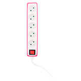 Multiprise 5x16A 2P+T + interrupteur + housse - Zenitech