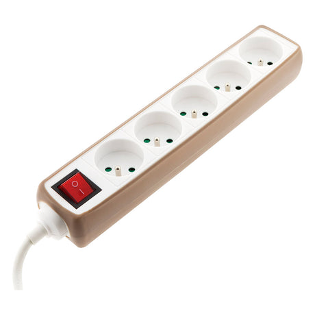 Multiprise 5x16A 2P+T + interrupteur + housse - Zenitech
