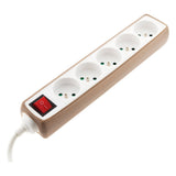 Multiprise 5x16A 2P+T + interrupteur + housse - Zenitech