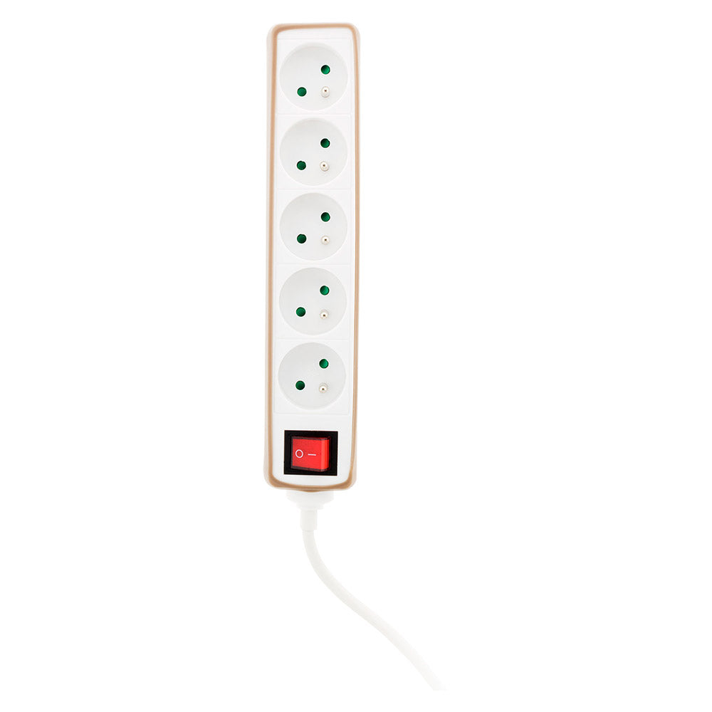 Multiprise 5x16A 2P+T + interrupteur + housse - Zenitech