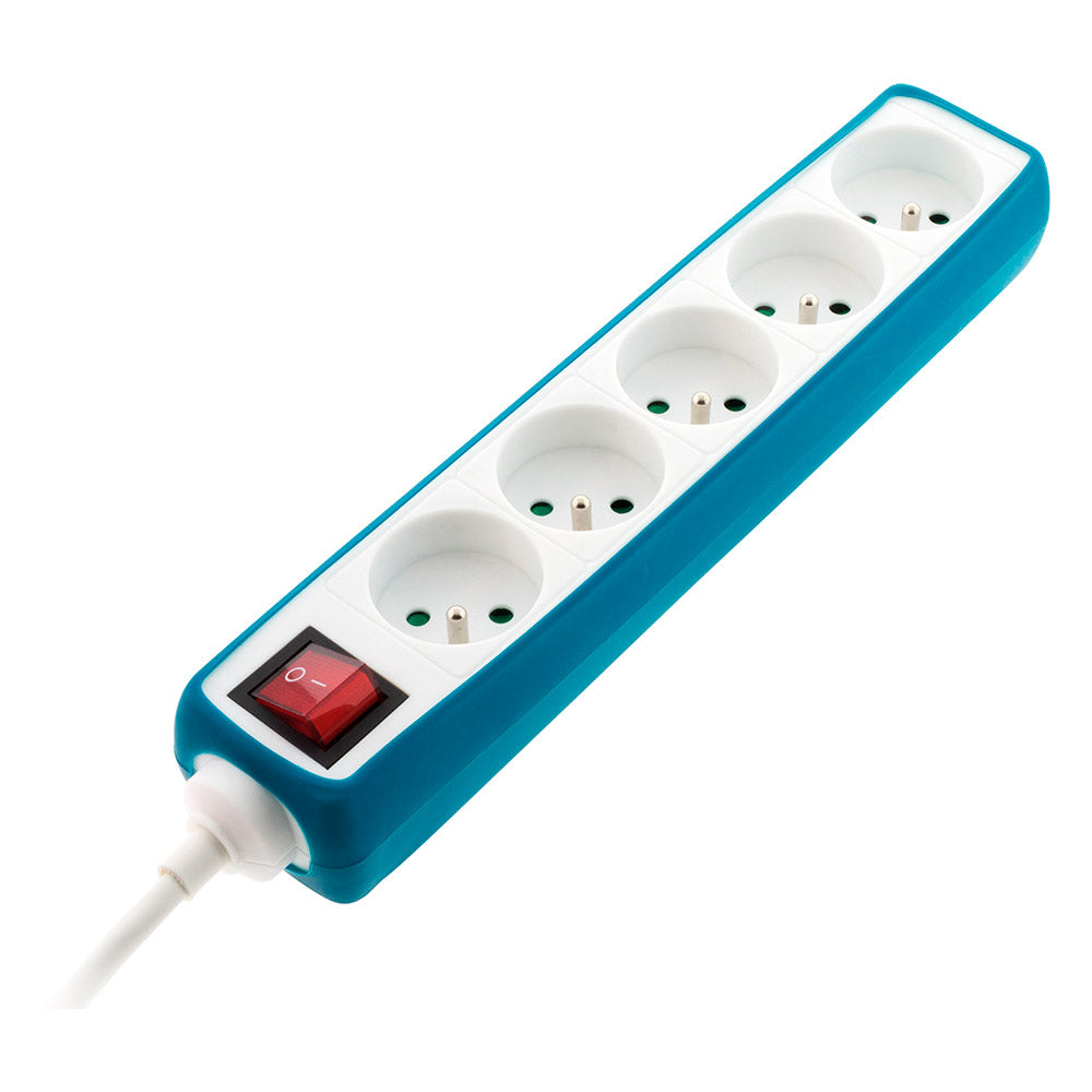 Multiprise 5x16A 2P+T + interrupteur + housse - Zenitech