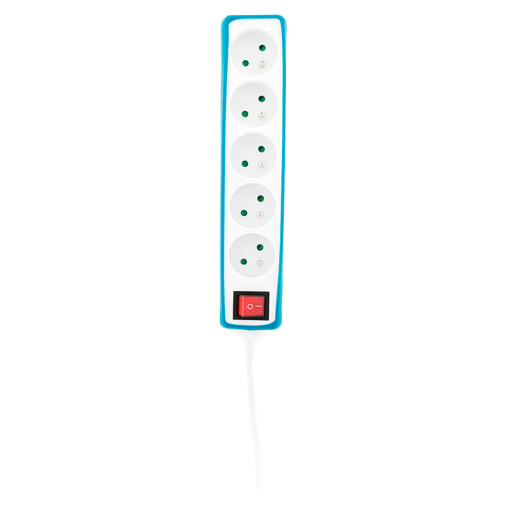 Multiprise 5x16A 2P+T + interrupteur + housse - Zenitech