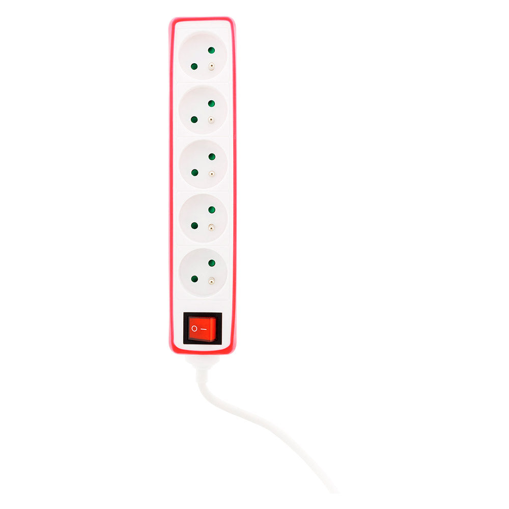 Multiprise 5x16A 2P+T + interrupteur + housse - Zenitech