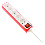 Multiprise 5x16A 2P+T + interrupteur + housse - Zenitech