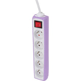 Multiprise 5 prises 16A 2P+T câble 1m + interrupteur - Zenitech