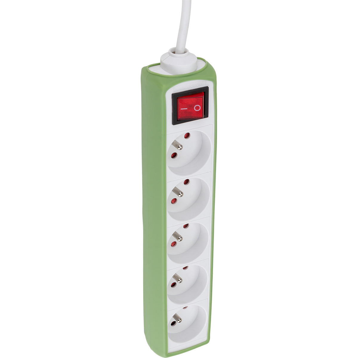 Multiprise 5 prises 16A 2P+T câble 1m + interrupteur - Zenitech