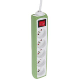 Multiprise 5 prises 16A 2P+T câble 1m + interrupteur - Zenitech