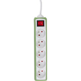 Multiprise 5 prises 16A 2P+T câble 1m + interrupteur - Zenitech