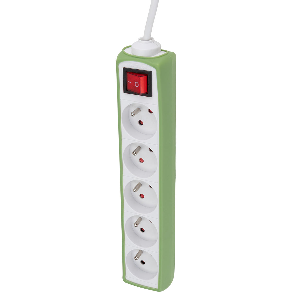 Multiprise 5 prises 16A 2P+T câble 1m + interrupteur - Zenitech