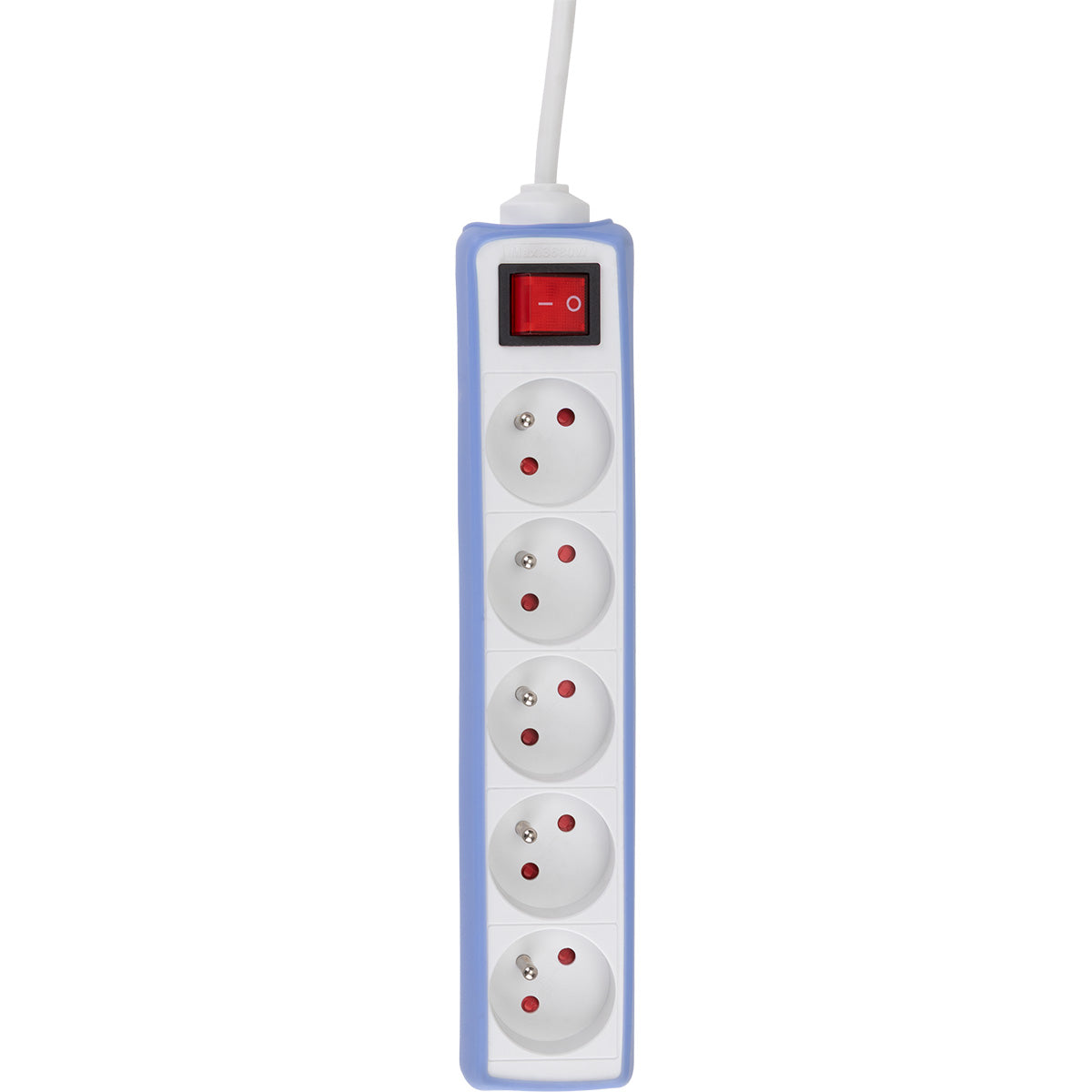 Multiprise 5 prises 16A 2P+T câble 1m + interrupteur - Zenitech