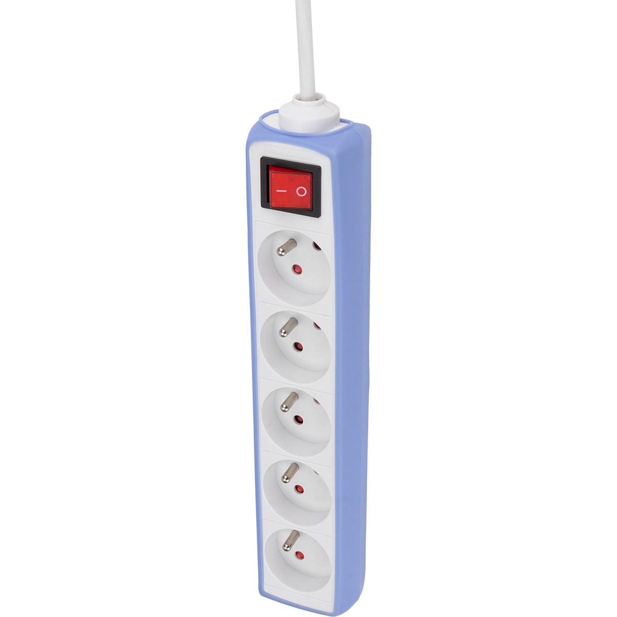 Multiprise 5 prises 16A 2P+T câble 1m + interrupteur - Zenitech