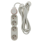 Bloc Home 4 prises 16A 2P+T + interrupteur - Zenitech