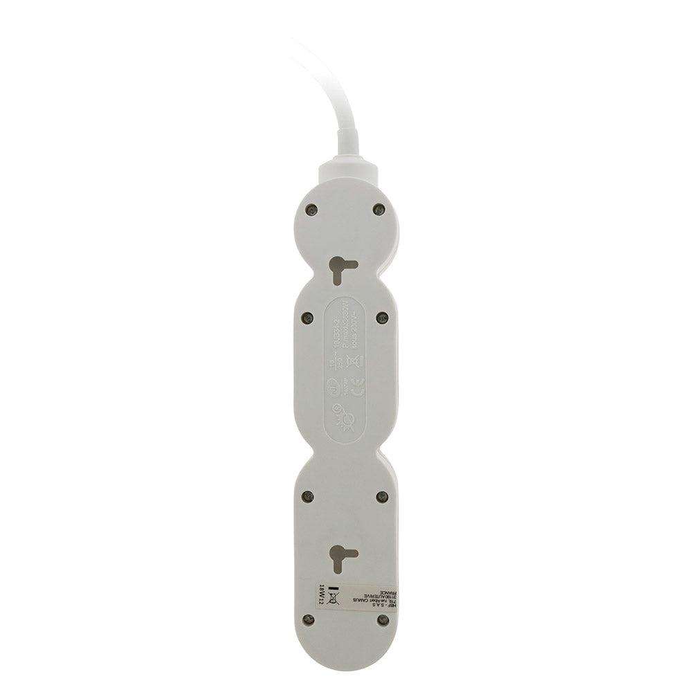 Bloc Home 4 prises 16A 2P+T + interrupteur - Zenitech