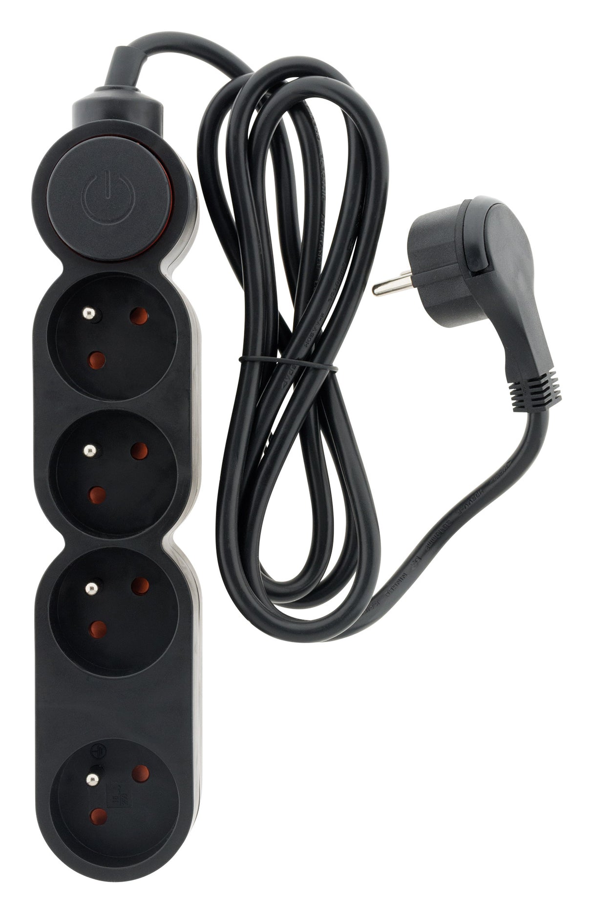 Bloc Home 4 prises 16A 2P+T + interrupteur - Zenitech