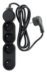 Bloc Home 4 prises 16A 2P+T + interrupteur - Zenitech