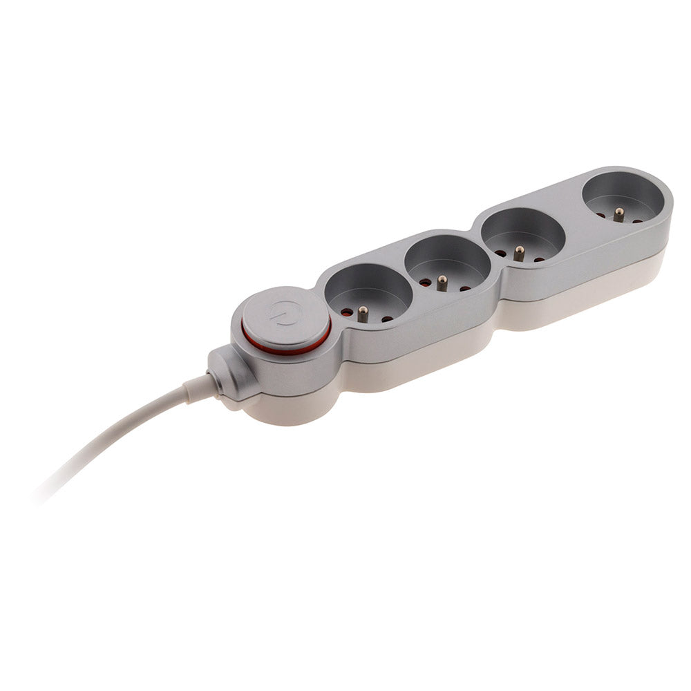Bloc Home 4 prises 16A 2P+T + interrupteur - Zenitech