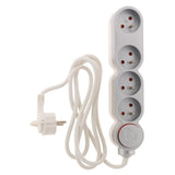 Bloc Home 4 prises 16A 2P+T + interrupteur - Zenitech