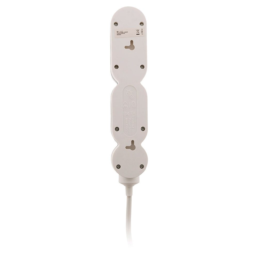 Bloc Home 4 prises 16A 2P+T + interrupteur - Zenitech