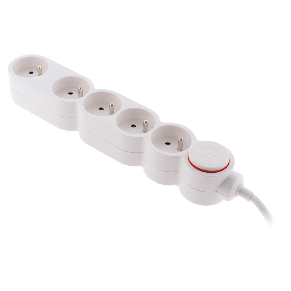 Bloc Home 4 prises 16A 2P+T + interrupteur - Zenitech