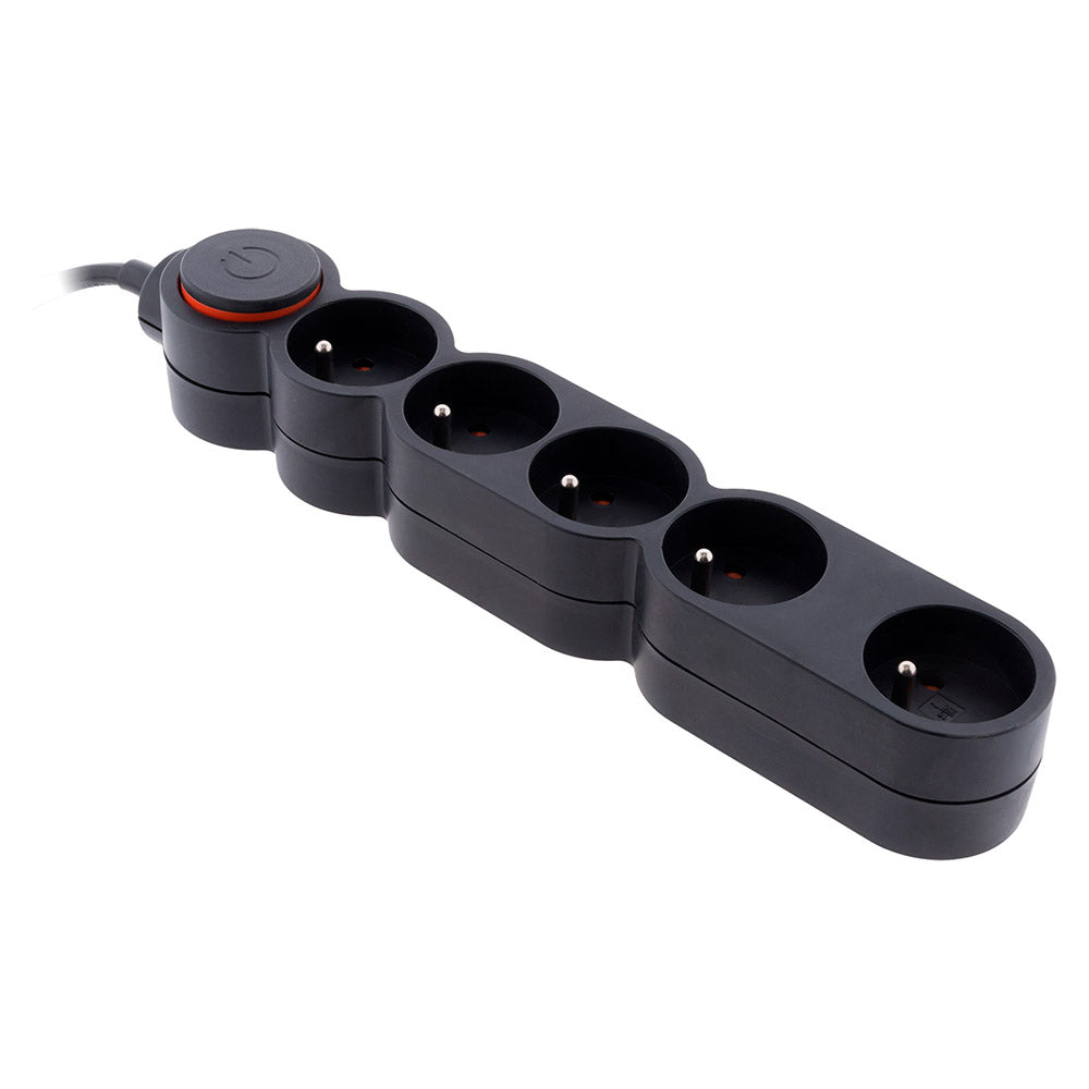 Bloc Home 4 prises 16A 2P+T + interrupteur - Zenitech