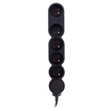 Bloc Home 4 prises 16A 2P+T + interrupteur - Zenitech