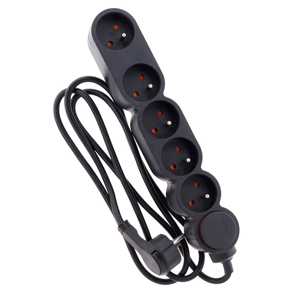 Bloc Home 4 prises 16A 2P+T + interrupteur - Zenitech