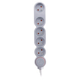 Bloc Home 4 prises 16A 2P+T + interrupteur - Zenitech