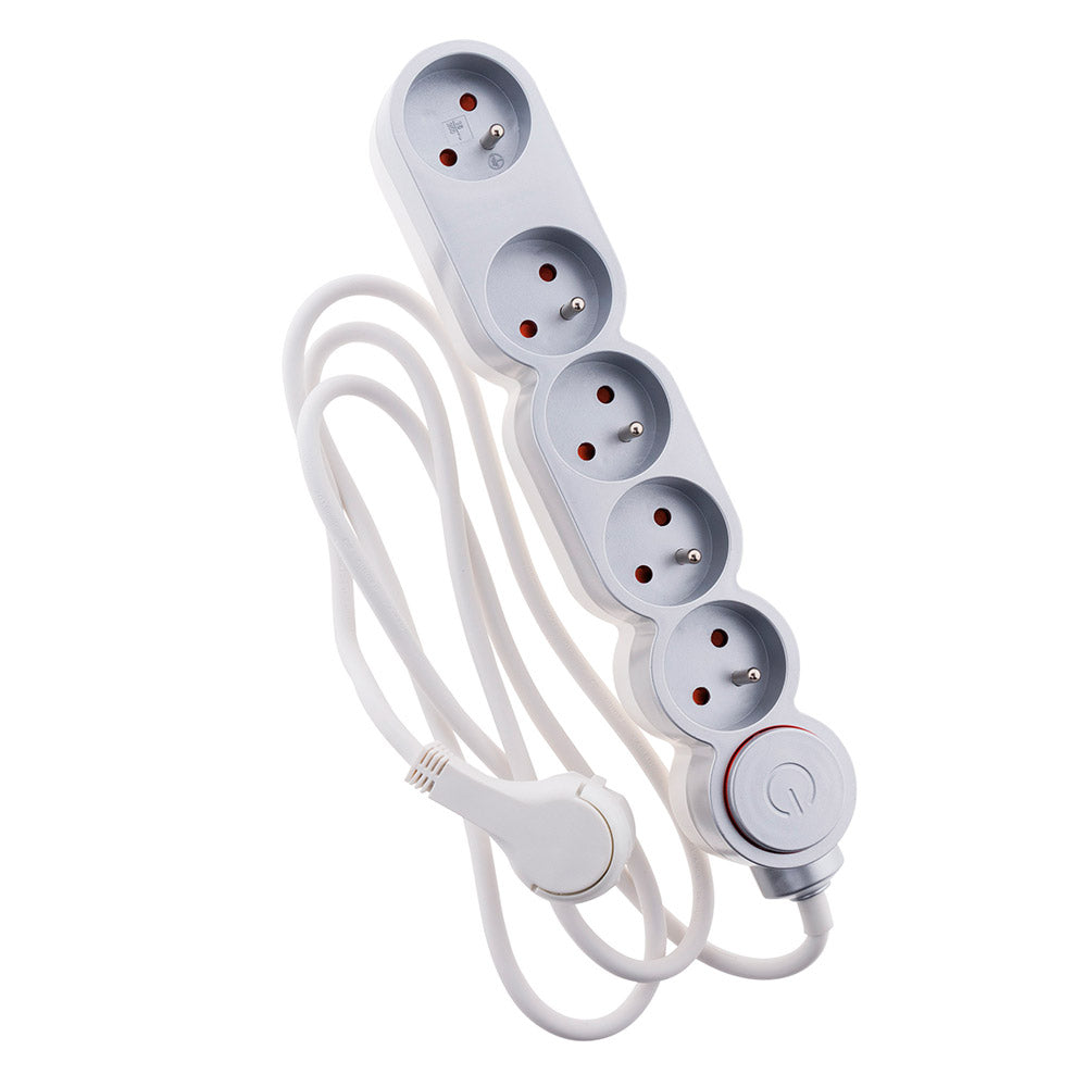 Bloc Home 4 prises 16A 2P+T + interrupteur - Zenitech