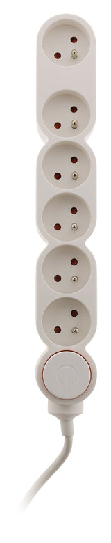 Bloc Home 4 prises 16A 2P+T + interrupteur - Zenitech