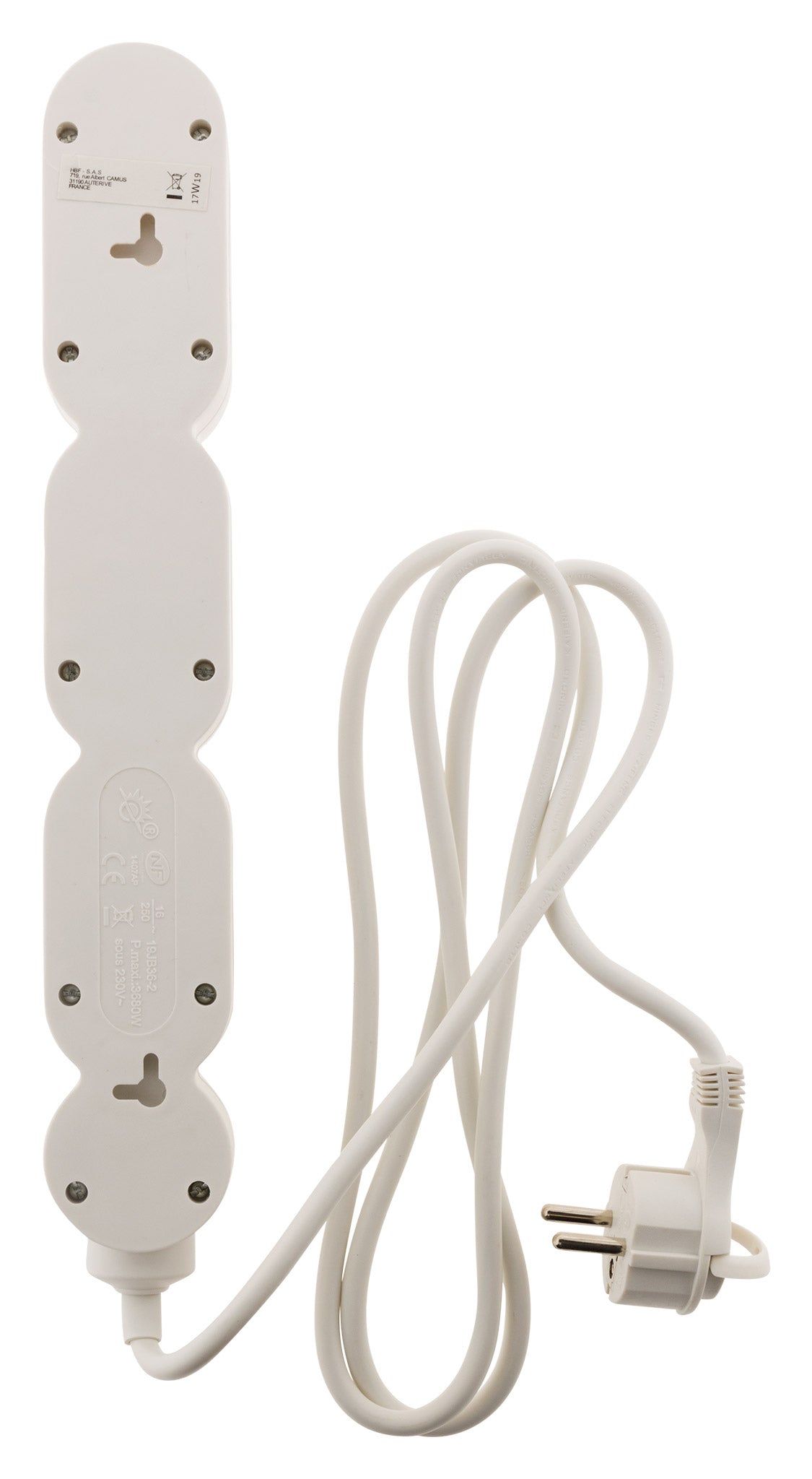 Bloc Home 4 prises 16A 2P+T + interrupteur - Zenitech