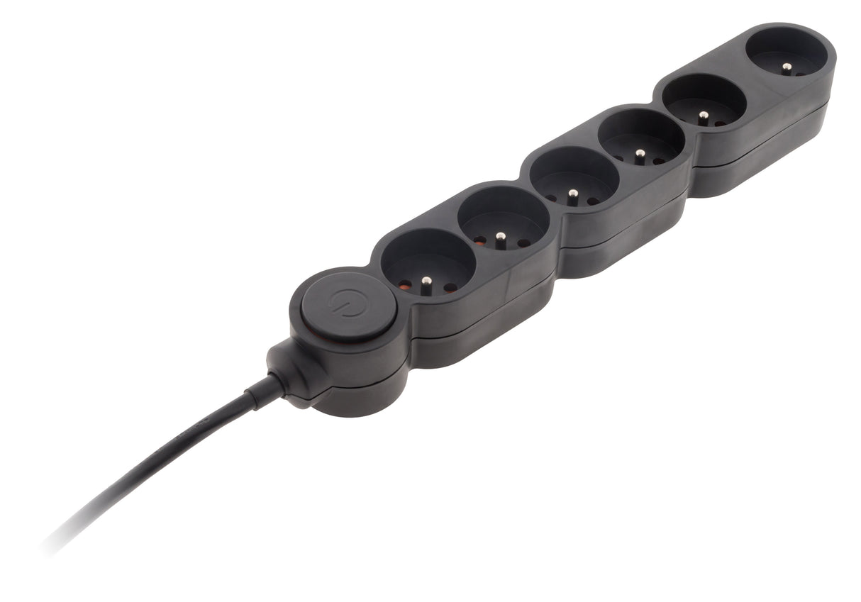 Bloc Home 4 prises 16A 2P+T + interrupteur - Zenitech