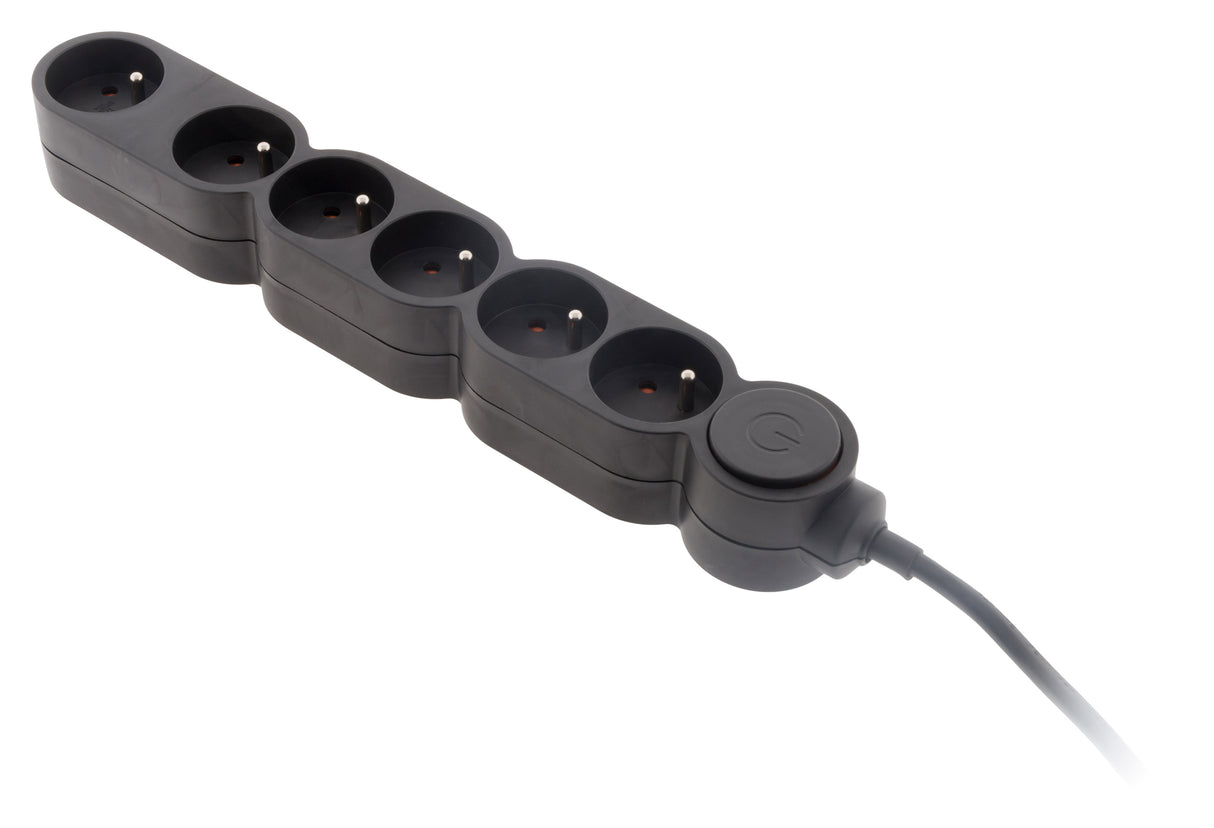 Bloc Home 4 prises 16A 2P+T + interrupteur - Zenitech