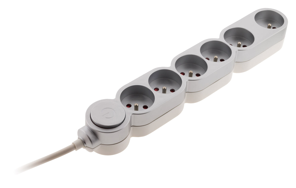 Bloc Home 4 prises 16A 2P+T + interrupteur - Zenitech