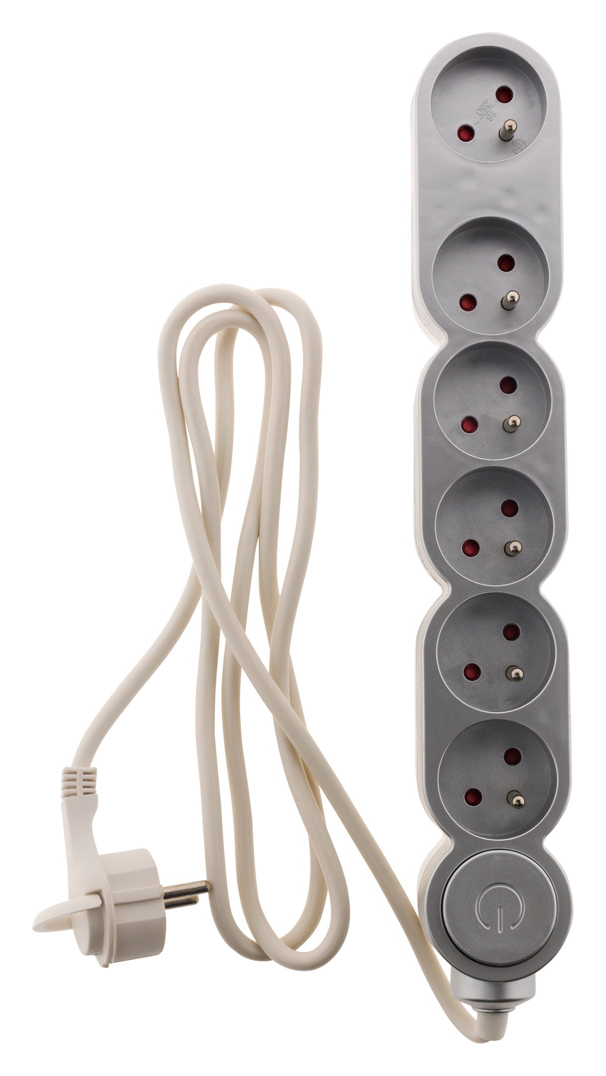 Bloc Home 4 prises 16A 2P+T + interrupteur - Zenitech