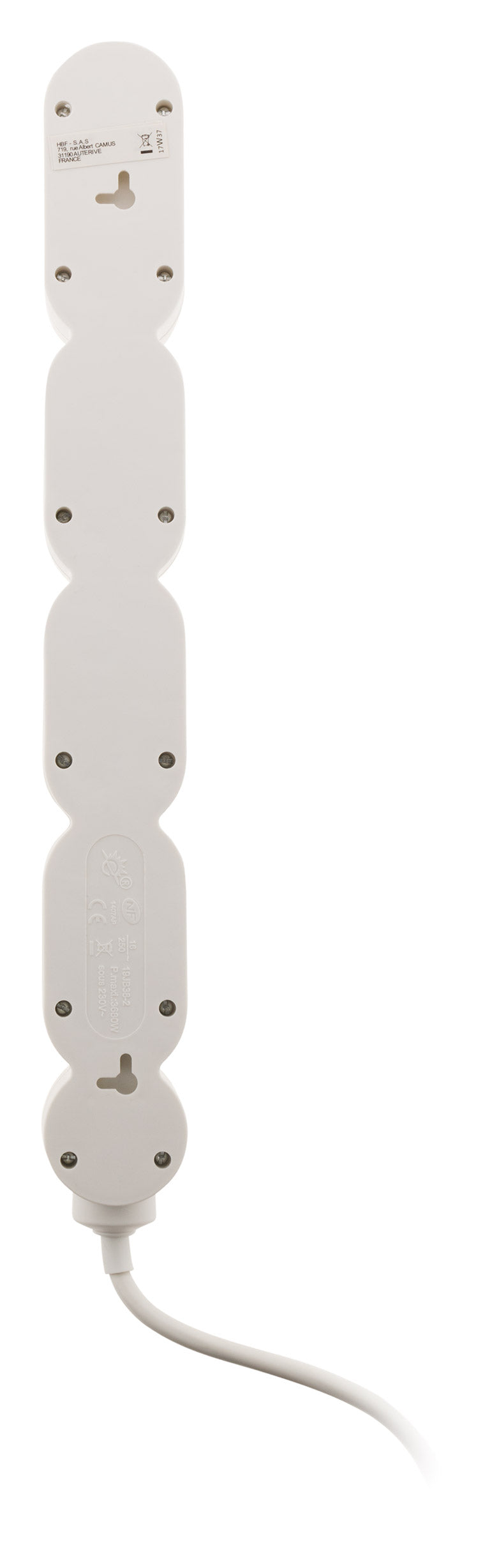 Bloc Home 4 prises 16A 2P+T + interrupteur - Zenitech
