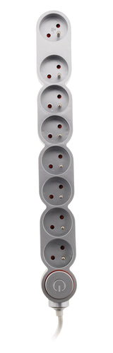 Bloc Home 4 prises 16A 2P+T + interrupteur - Zenitech