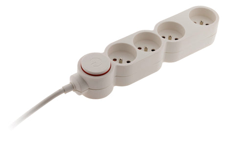 Bloc Home 4 prises 16A 2P+T + parafoudre - Zenitech