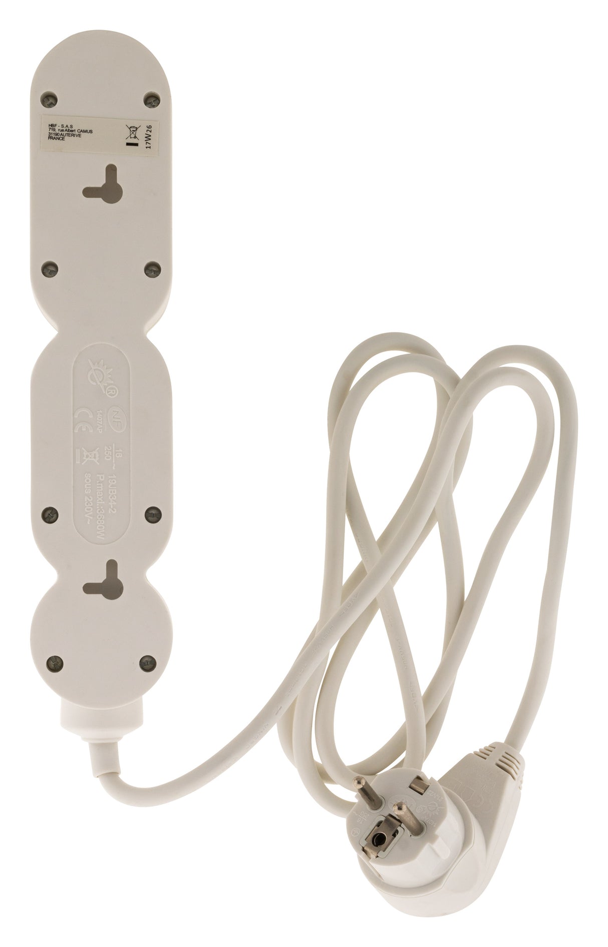 Bloc Home 4 prises 16A 2P+T + parafoudre - Zenitech