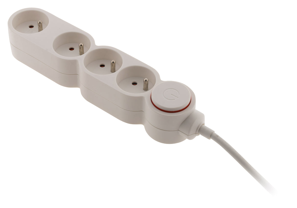 Bloc Home 4 prises 16A 2P+T + parafoudre - Zenitech