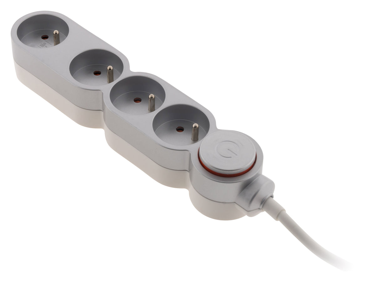 Bloc Home 4 prises 16A 2P+T + parafoudre - Zenitech