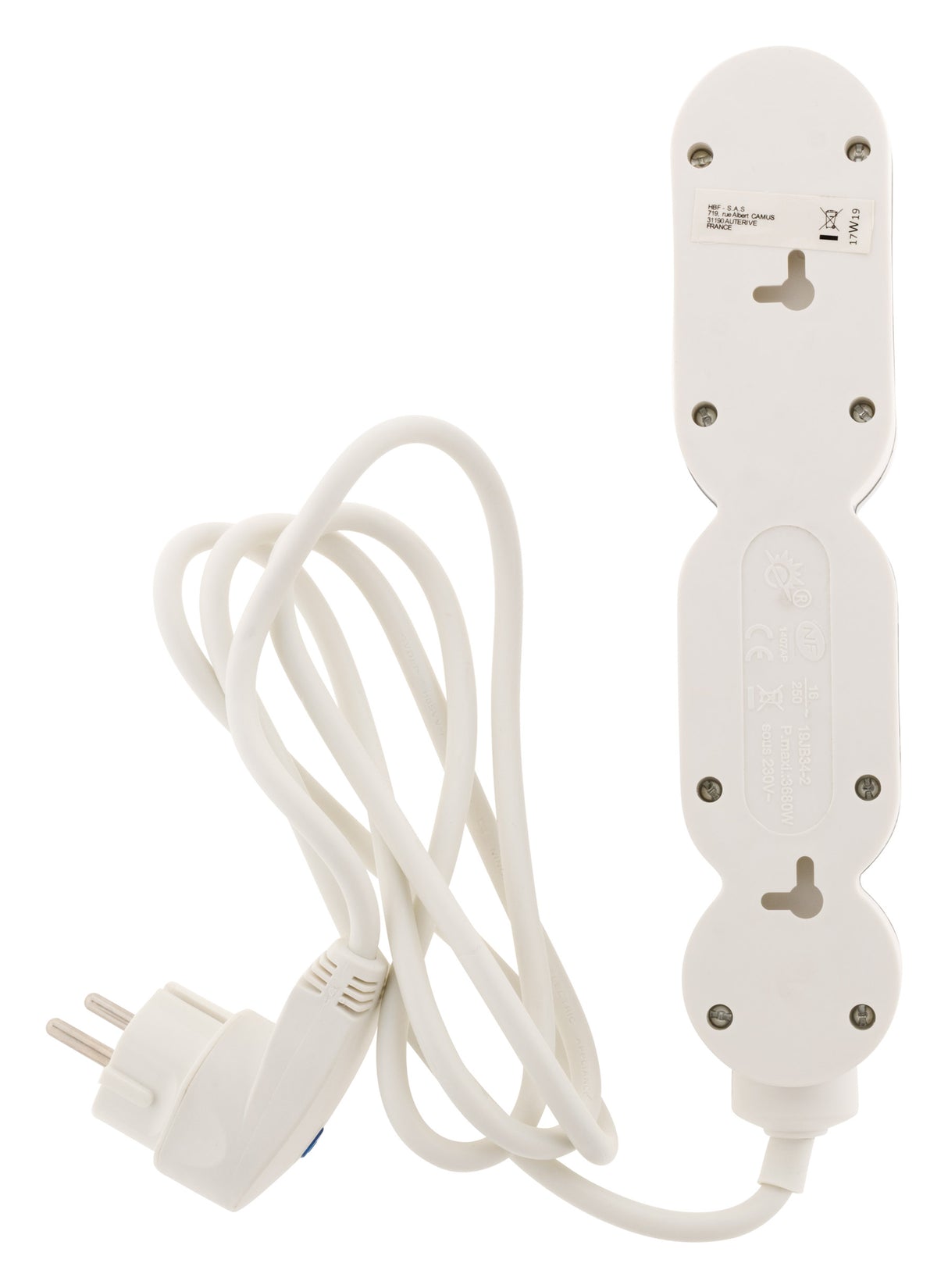 Bloc Home 4 prises 16A 2P+T + parafoudre - Zenitech