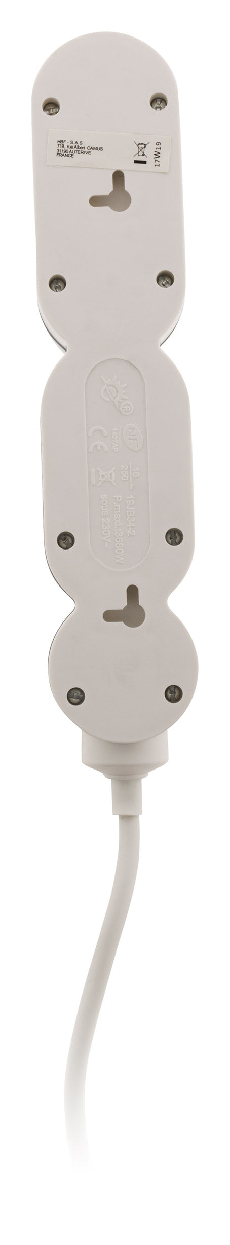 Bloc Home 4 prises 16A 2P+T + parafoudre - Zenitech