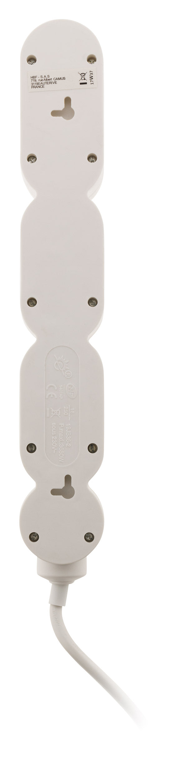 Bloc Home 4 prises 16A 2P+T + parafoudre - Zenitech