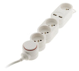 Bloc Home 2P+T + USB + interrupteur - Zenitech