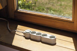 Bloc multiprise Home Green plastique recyclé 2P+T - Zenitech