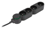 Bloc multiprises écoresponsable prises 2P+T Home Green - Zenitech