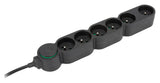 Bloc multiprise Home Green plastique recyclé 2P+T - Zenitech