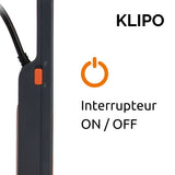 Bloc multiprise Klipo travaux et chantiers avec lampe LED - 3 prises 2P+T et USB Orange - Zenitech