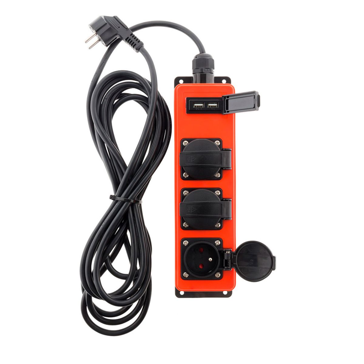 Multiprise étanche 3 prises 16A 2P+T + USB - Zenitech